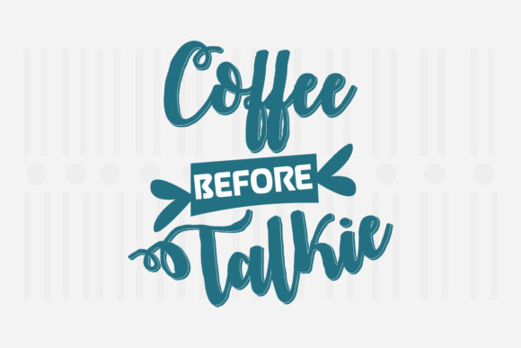 Reviewing Coffee Before Talkie for Mother’s Day Embroidery